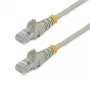 StarTech.com Cat5e patch kábel s RJ45 konektormi bez západky – 5 m, sivý