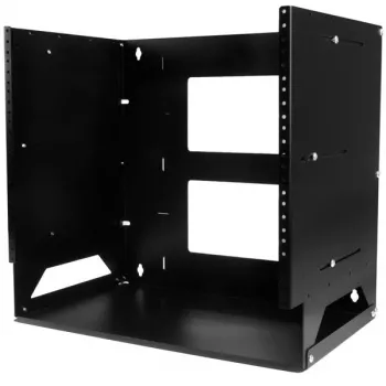 StarTech.com nástenný serverový rack s integrovanou policou – masívna oceľ – 8U