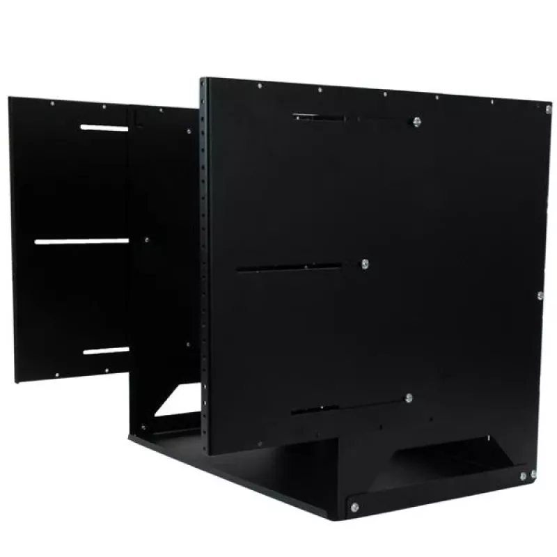 StarTech.com nástenný serverový rack s integrovanou policou – masívna oceľ – 8U