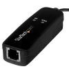 StarTech.com USB 2.0 fax modem – 56K externý hardvérový dial-up V.92 modem/dongle/adaptér – počítačový/laptopový faxmodem – USB na telefónnu zásuvku – USB dátový modem – sieťový fax/CMR/POS