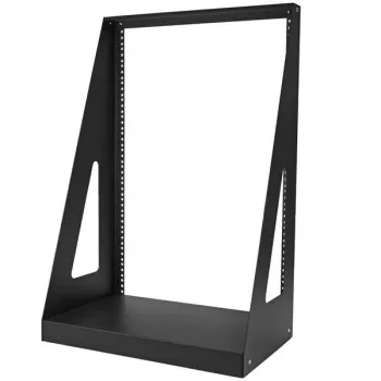 StarTech.com 2-stĺpikový 16U vysokovýkonný desktopový serverový rack, malý otvorený 19
