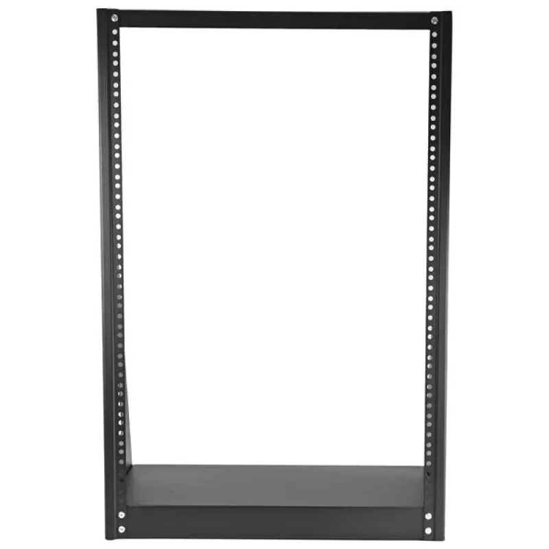 StarTech.com 2-stĺpikový 16U vysokovýkonný desktopový serverový rack, malý otvorený 19