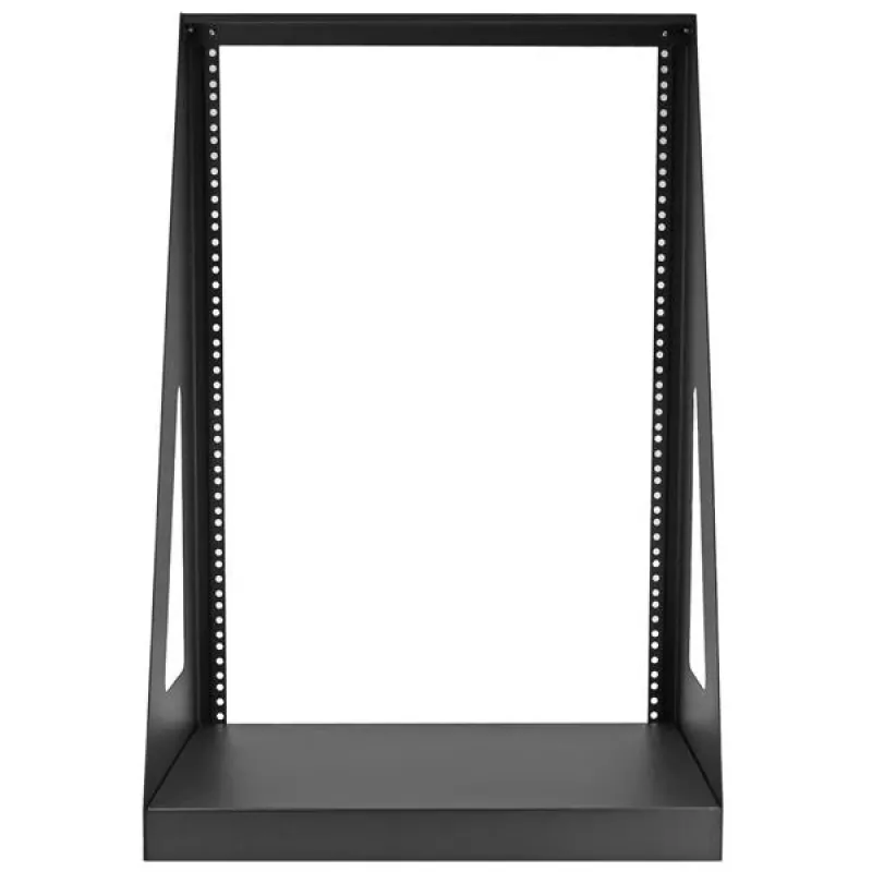 StarTech.com 2-stĺpikový 16U vysokovýkonný desktopový serverový rack, malý otvorený 19