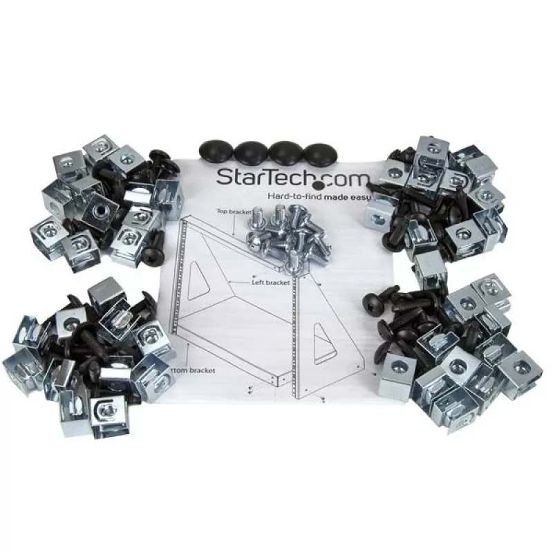 StarTech.com 2-stĺpikový 16U vysokovýkonný desktopový serverový rack, malý otvorený 19