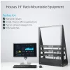 StarTech.com 2-stĺpikový 16U vysokovýkonný desktopový serverový rack, malý otvorený 19