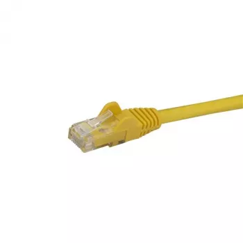 StarTech.com 10 m CAT6 Ethernet kábel – žltý – CAT 6 Gigabit Ethernet kábel – 250 MHz – 100 W PoE – RJ45 – UTP – sieťový/patch kábel – bez západky – s odľahčením ťahu – jednotlivo testovaný