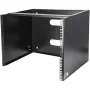 StarTech.com 8U nástenný sieťový rack – 36 cm hĺbka (nízkoprofilový) – 48 cm (19 palcov) držiak patch panelu pre ploché serverové a IT zariadenia, sieťové prepínače – nosnosť 36 kg, čierny