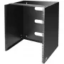 StarTech.com 12U nástenný sieťový rack – 14 palcov hĺbka (nízkoprofilový) – 19 palcový držiak patch panelu pre ploché serverové a IT zariadenia, sieťové prepínače – nosnosť 125 lbs/57 kg, čierny