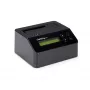 StarTech.com jednošachtový vymazávač pevných diskov, samostatný HDD/SSD sanitizer, 4Kn, USB 3.0 na SATA III (6 Gbit/s), 9 režimov vymazania, LCD displej, bezpečné vymazanie pevných diskov sanitizer dock, DB-9 tlačový port, TAA kompatibilný