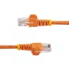 StarTech.com Cat5e Ethernet patch kábel s RJ45 konektormi bez západky – 0,5 m, oranžový