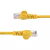 StarTech.com Cat5e Ethernet patch kábel s RJ45 konektormi bez západky – 0,5 m, žltý