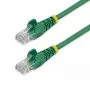 StarTech.com Cat5e Ethernet patch kábel s RJ45 konektormi bez západky – 0,5 m, zelený