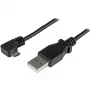 StarTech.com Micro-USB nabíjací a synchronizačný kábel M/M – zahnutý Micro-USB – 24 AWG – 0,5 m