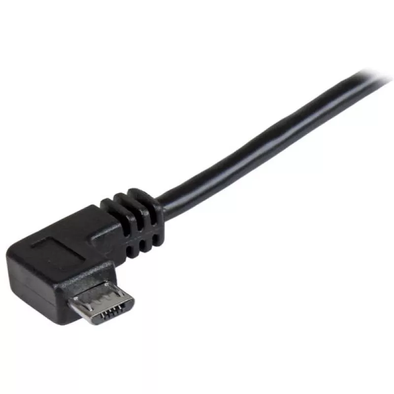 StarTech.com Micro-USB nabíjací a synchronizačný kábel M/M – zahnutý Micro-USB – 24 AWG – 0,5 m