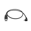 StarTech.com Micro-USB nabíjací a synchronizačný kábel M/M – zahnutý Micro-USB – 24 AWG – 0,5 m