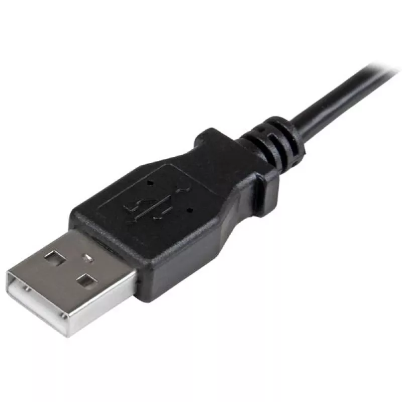 StarTech.com Micro-USB nabíjací a synchronizačný kábel M/M – zahnutý Micro-USB – 24 AWG – 0,5 m