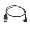 StarTech.com Micro-USB nabíjací a synchronizačný kábel M/M – ľavozahnutý Micro-USB – 24 AWG – 0,5 m
