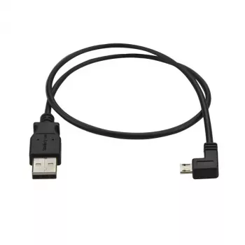 StarTech.com Micro-USB nabíjací a synchronizačný kábel M/M – ľavozahnutý Micro-USB – 24 AWG – 0,5 m