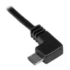 StarTech.com Micro-USB nabíjací a synchronizačný kábel M/M – ľavozahnutý Micro-USB – 24 AWG – 0,5 m