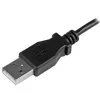 StarTech.com Micro-USB nabíjací a synchronizačný kábel M/M – ľavozahnutý Micro-USB – 24 AWG – 0,5 m