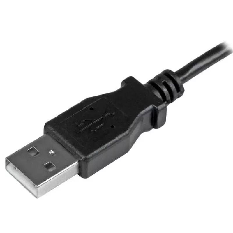 StarTech.com Micro-USB nabíjací a synchronizačný kábel M/M – ľavozahnutý Micro-USB – 24 AWG – 0,5 m