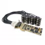 StarTech.com 16-port nízkoprofilová sériová karta – RS232 – PCI Express