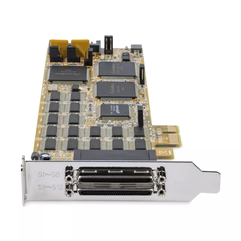 StarTech.com 16-port nízkoprofilová sériová karta – RS232 – PCI Express