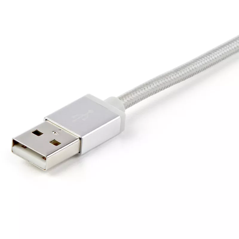StarTech.com 1 m USB multi nabíjací kábel – USB na Micro-USB alebo USB-C alebo Lightning pre iPhone/iPad/iPod/Android – Apple MFi certifikovaný – 3-in-1 USB nabíjačka – pletený