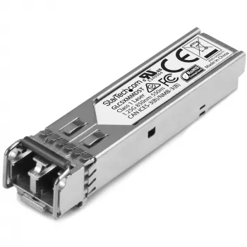StarTech.com Cisco GLC-SX-MMD kompatibilný SFP transceiver modul – 1000BASE-SX~Cisco GLC-SX-MMD kompatibilný SFP modul – 1000BASE-SX – 1GbE multimode MMF optický transceiver – 1GE Gigabit Ethernet SFP – LC 550 m – 850 nm – DDM Cisco Firepower, ASR920, IE2000