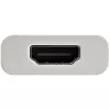 StarTech.com USB-C na HDMI 2.0 adaptér s Power Delivery – 4K 60Hz USB Type-C na HDMI displej video konvertor – 60W PD priechodné nabíjanie – kompatibilný s Thunderbolt 3 – biely
