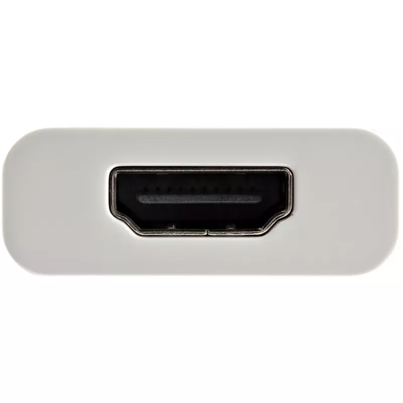 StarTech.com USB-C na HDMI 2.0 adaptér s Power Delivery – 4K 60Hz USB Type-C na HDMI displej video konvertor – 60W PD priechodné nabíjanie – kompatibilný s Thunderbolt 3 – biely