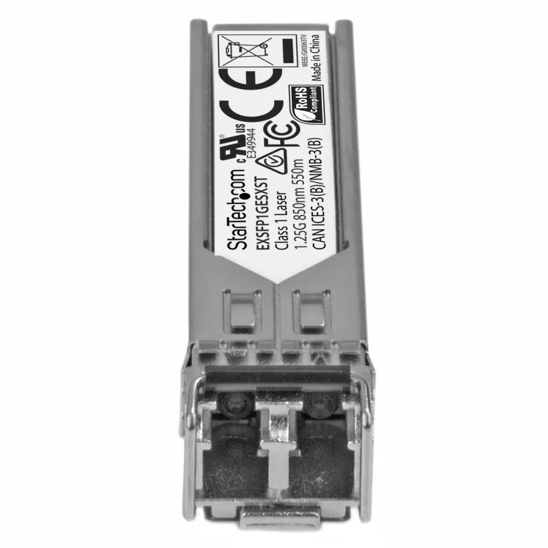 StarTech.com Juniper EX-SFP-1GE-LX kompatibilný SFP transceiver modul – 1000BASE-LX~Juniper EX-SFP-1GE-LX kompatibilný SFP modul – 1000BASE-LX – 1GbE singlemode SMF optický transceiver – 1GE Gigabit Ethernet SFP – LC 10 km – 1310 nm – DDM