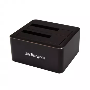 StarTech.com dvojpozíciová USB 3.0 na SATA dokovacia stanica pre pevné disky, USB dok pre pevné disky, externá 2,5/3,5