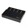 StarTech.com samostatný 1-na-7 USB USB flash duplikátor a vymazávač, multi-USB flash kopírovač, systémová a súborová aj celodisková kópia s 1,5 GB/min, jednoduché a 3-prechodové vymazanie, LCD displej – TAA