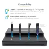 StarTech.com samostatný 1-na-7 USB USB flash duplikátor a vymazávač, multi-USB flash kopírovač, systémová a súborová aj celodisková kópia s 1,5 GB/min, jednoduché a 3-prechodové vymazanie, LCD displej – TAA