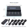 StarTech.com samostatný 1-na-7 USB USB flash duplikátor a vymazávač, multi-USB flash kopírovač, systémová a súborová aj celodisková kópia s 1,5 GB/min, jednoduché a 3-prechodové vymazanie, LCD displej – TAA