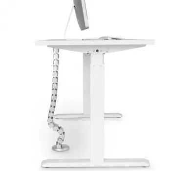 StarTech.com káblový manažment spine, káblový kryt, stôl, plast, oceľ, strieborný
