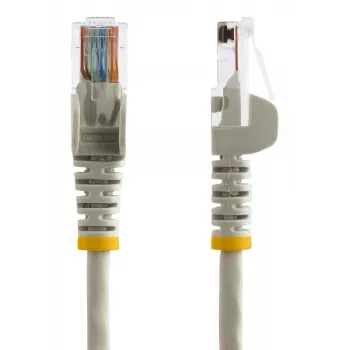 StarTech.com Cat5e Ethernet patch kábel s RJ45 konektormi bez zaistenia – 7 m, sivý