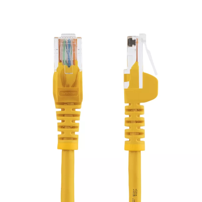 StarTech.com Cat5e Ethernet patch kábel s RJ45 konektormi bez zaistenia – 7 m, žltý