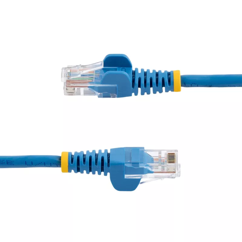 StarTech.com Cat5e Ethernet patch kábel s RJ45 konektormi bez zaistenia – 10 m, modrý