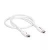 StarTech.com Thunderbolt 3 kábel – 40 Gbit/s – 0,5 m – biely – kompatibilný s Thunderbolt, USB a DisplayPort