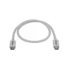 StarTech.com Thunderbolt 3 kábel – 40 Gbit/s – 0,5 m – biely – kompatibilný s Thunderbolt, USB a DisplayPort