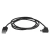 StarTech.com USB-A na USB-C kábel – zahnutý – M/M – 1 m – USB 2.0