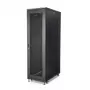 StarTech.com 4-stĺpikový 42U server rack, 19 inch dátová skriňa pre montáž počítačových / AV / IT zariadení, racková skriňa s kolieskami, plnohodnotné priemyselné sieťové úložisko