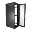 StarTech.com 4-stĺpikový 42U server rack, 19 inch dátová skriňa pre montáž počítačových / AV / IT zariadení, racková skriňa s kolieskami, plnohodnotné priemyselné sieťové úložisko