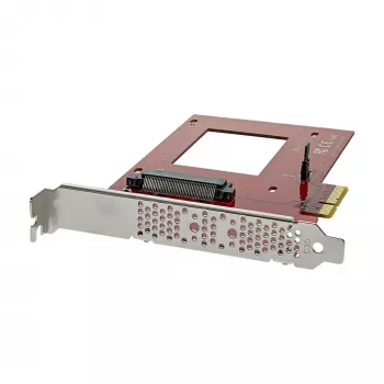 StarTech.com PEX4SFF8639 adaptér U.2 na PCIe pre 2,5-palcový U.2 NVMe SSD, SFF-8639, x4 PCIe 3.0