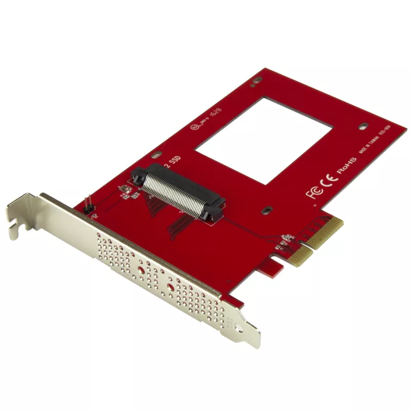 StarTech.com PEX4SFF8639 adaptér U.2 na PCIe pre 2,5-palcový U.2 NVMe SSD, SFF-8639, x4 PCIe 3.0