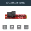 StarTech.com U.2 (SFF-8643) na M.2 PCI Express 3.0 x4 hostiteľská adaptérová karta pre 2,5