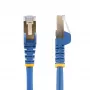 StarTech.com 3 m CAT6a Ethernet kábel – 10 Gigabit tienený, snagless RJ45, 100W PoE, patch kábel – 10GbE STP sieťový kábel s odľahčením ťahu – modrý, jednotlivo testovaný / kabeláž UL certifikovaná / TIA