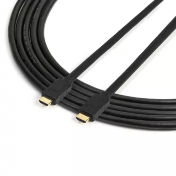 StarTech.com 4,6 m (15 stôp) Premium certifikovaný HDMI 2.0 kábel s Ethernetom – High Speed Ultra HD 4K 60Hz HDMI kábel HDR10 – Dlhý HDMI kábel (konektor samec/konektor samec) – Pre UHD monitory, televízory, displeje